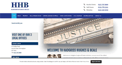 Desktop Screenshot of hhb-law.co.uk