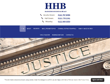 Tablet Screenshot of hhb-law.co.uk